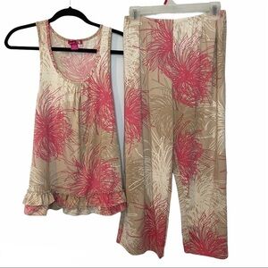 Bumble B Sleeveless Lounge/ Pajama Set Size Small